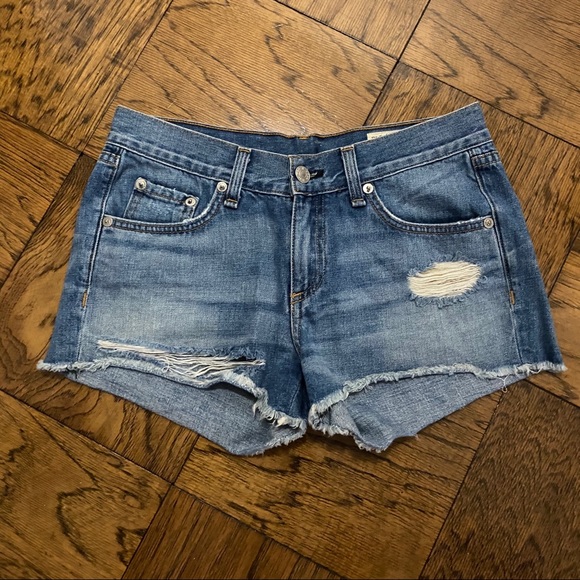 Rag & Bone | denim cutoff shorts size 24!! - Picture 4 of 8